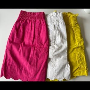 J Crew scalloped skirts bundle